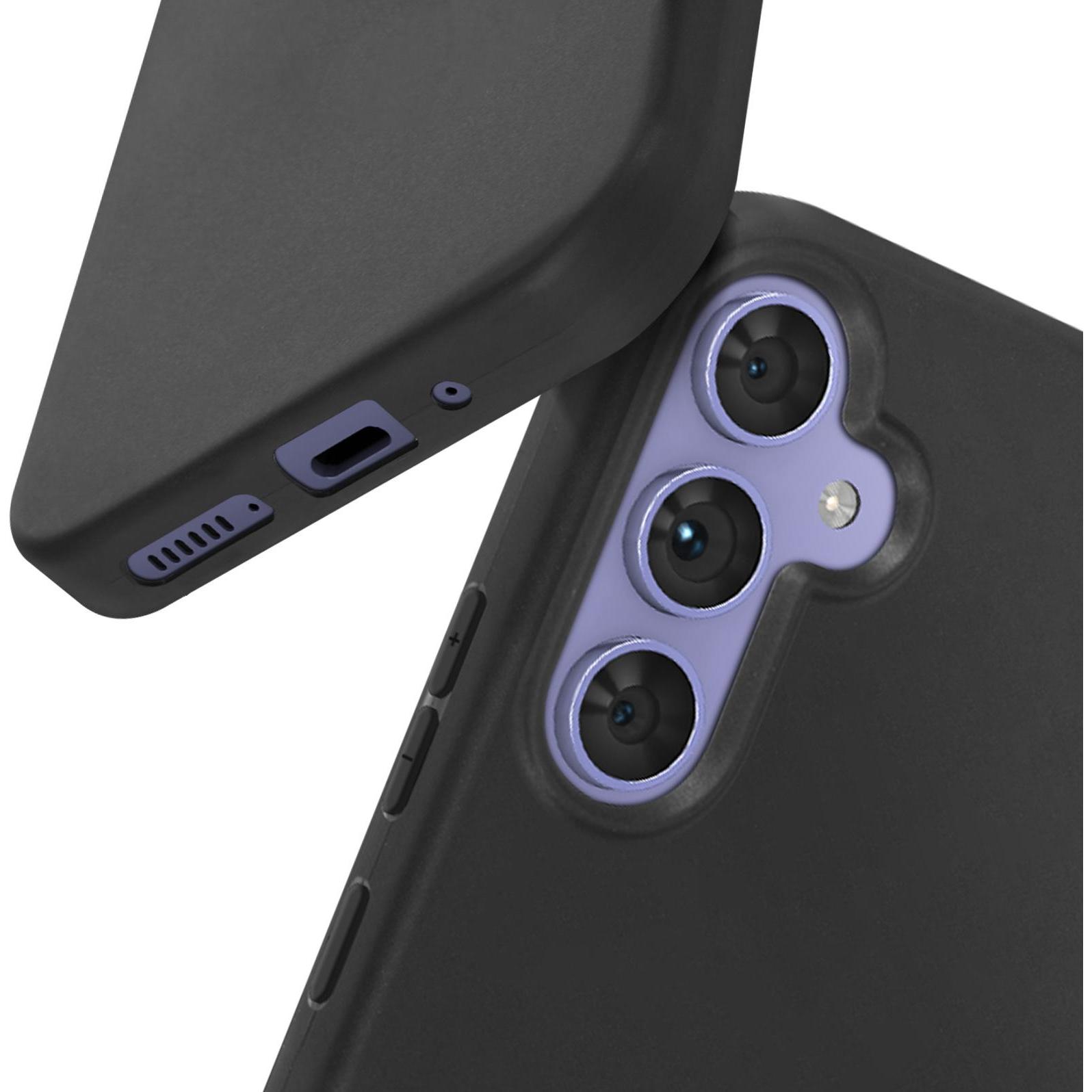 Thumbnail - Mayaxess PureSilicone Case Series (Samsung Galaxy A54 5G), Smartphone Hülle, Schwarz