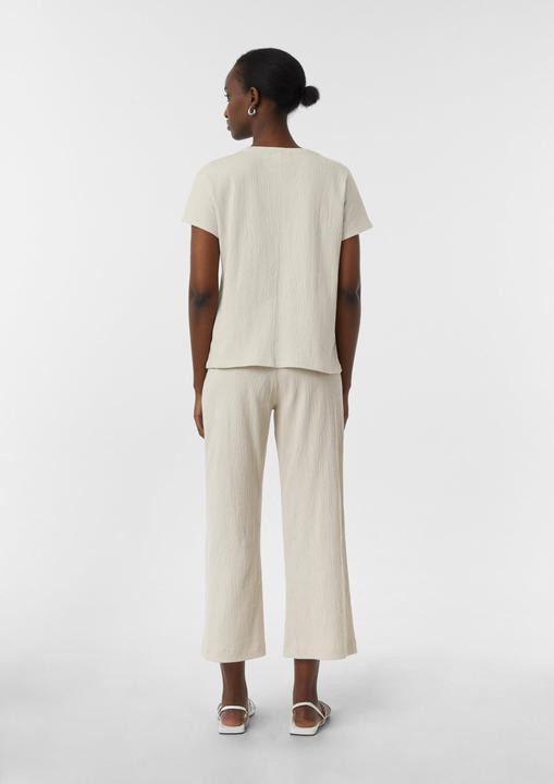Actual product image Comma T-Shirt T-Shirt aus Strukturjersey im Relaxed Fit (40)
