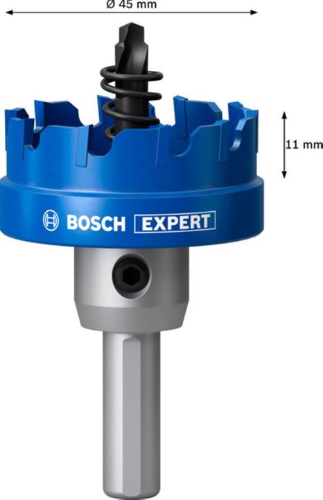Actual product image Bosch Professional Zubehör Bosch Blau Zubehör 2608901428 EXPERT Blechlochsäge 45 mm (45 millimetres)