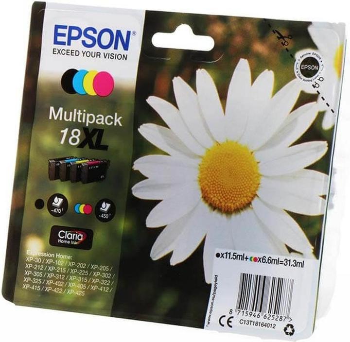 Image du produit Epson 18XL Multipack - Cartouche d'impression (C, CF, M, Y)