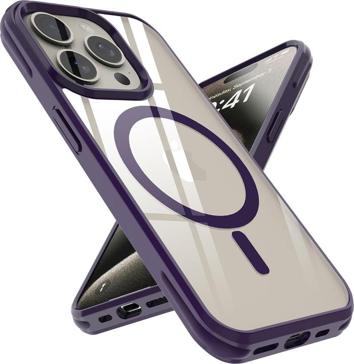 Dunkellila Transparent