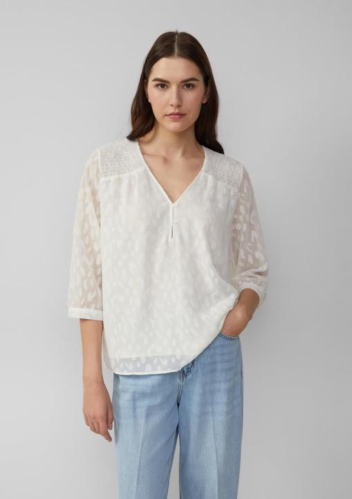 Image du produit S.Oliver Bluse Bluse aus Struktur-Chiffon im Relaxed Fit