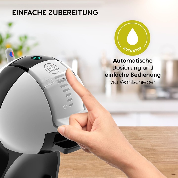 Actual product image Krups KP123B Mini Me, Artic-grey (NESCAFÉ Dolce Gusto)