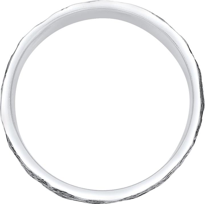 Immagine prodotto Kuzzoi Anello Uomo Anello a fascia Struttura organica in argento 925 (56, 925 Argento)