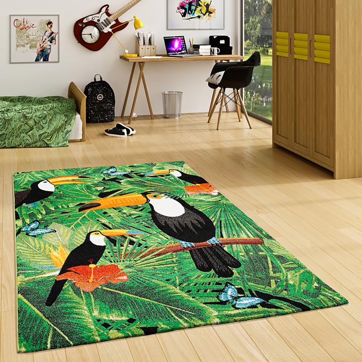 Produktbild Pergamon Designer Teppich Faro Tropical Tukan (160 x 230 cm)