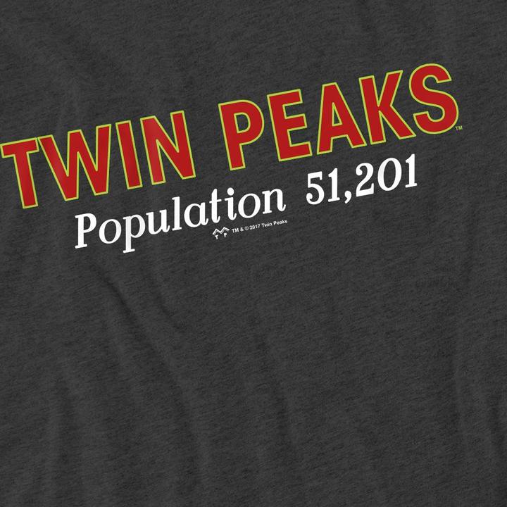 Image du produit Twin Peaks - T-shirt POPULATION - Adulte