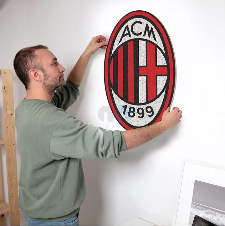 Immagine prodotto Iconic AC Milan - Logo - Puzzle in Legno Taglia L (500 Pezzi) (500 pezzi)
