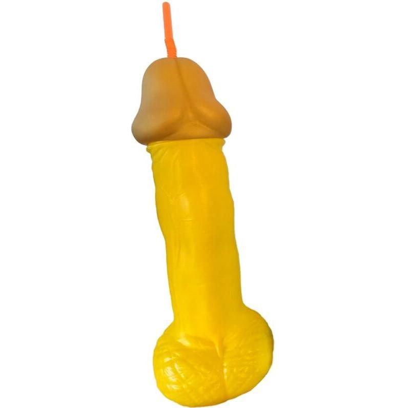 Diablo Picante Vaso Pene PlãStico Amarillo