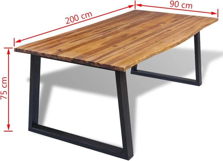 Actual product image vidaXL Marcellus (200 x 90 x 75 cm)