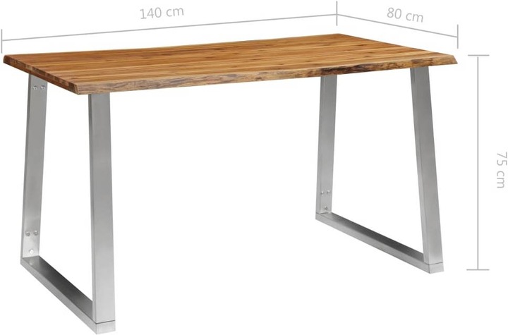 Image du produit VidaXL Stepanova (140 x 80 x 75 cm)