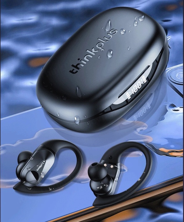 Actual product image Lenovo Thinkplus LivePods T50 wireless in-ear headphones black