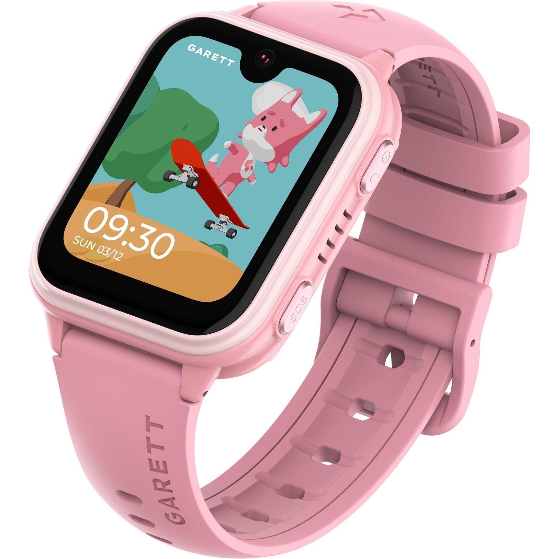 Garett Smartwatch Kids Vibe 4G AMOLED Rosa (4G), Smartwatch