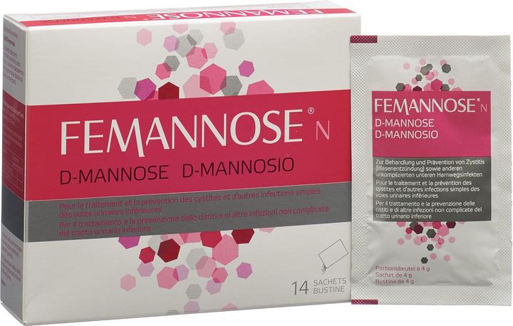 Actual product image Femannose D-Mannose (14 Piece, 4 g)