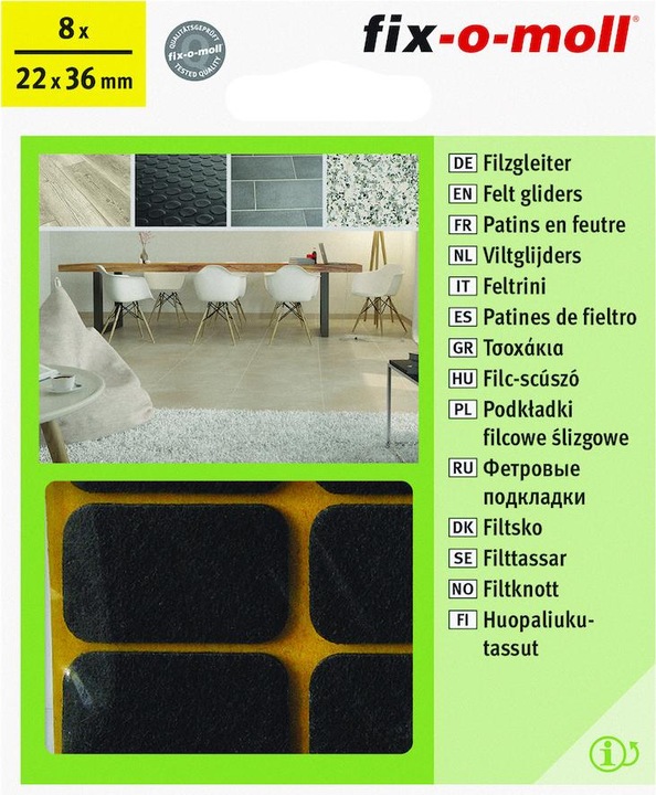 Produktbild Fix-o-moll Filzgleiter (Filzgleiter, 8 Stück)