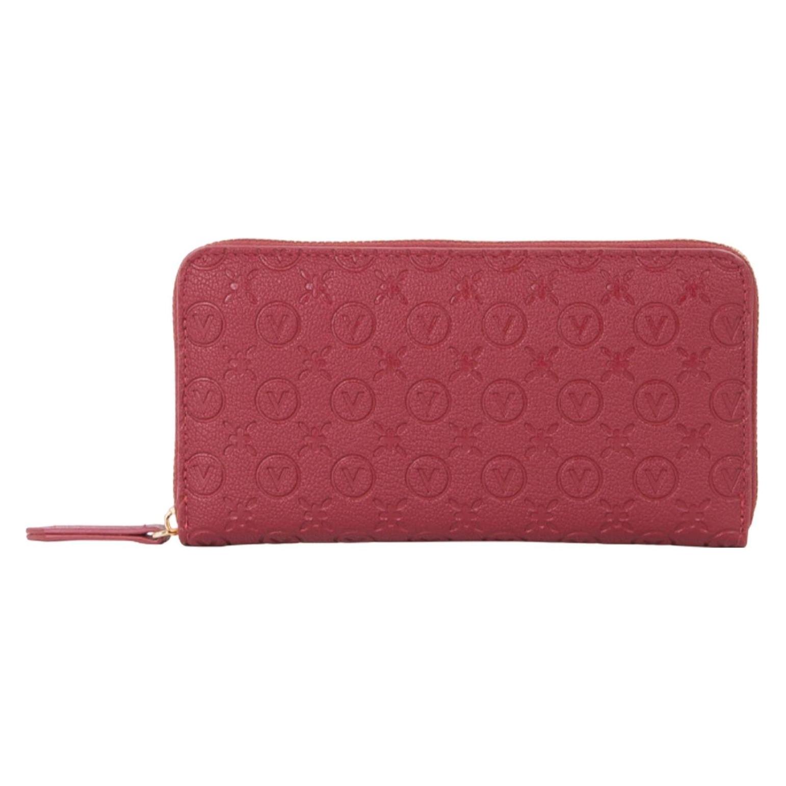 Valentino, Damen, Portemonnaie, Samba Re Zip Around Wallet, Rot
