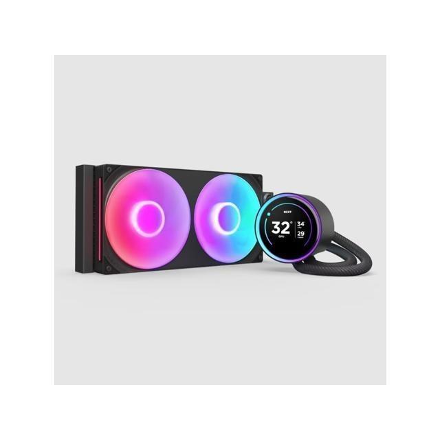 NZXT Kraken Elite 280 RGB 2024 - Vloeistof-koelsysteem processor (RL-KR28E-B2), CPU Wasserkühler, Sc