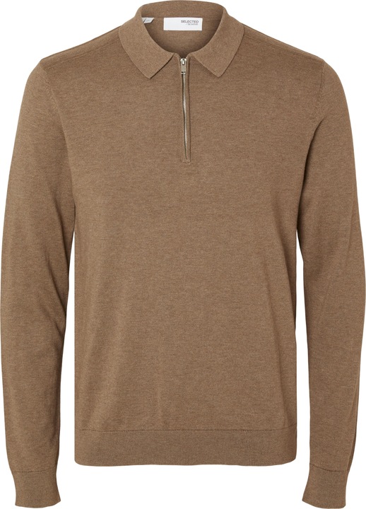 Selected Homme Strick Langarm-Poloshirt