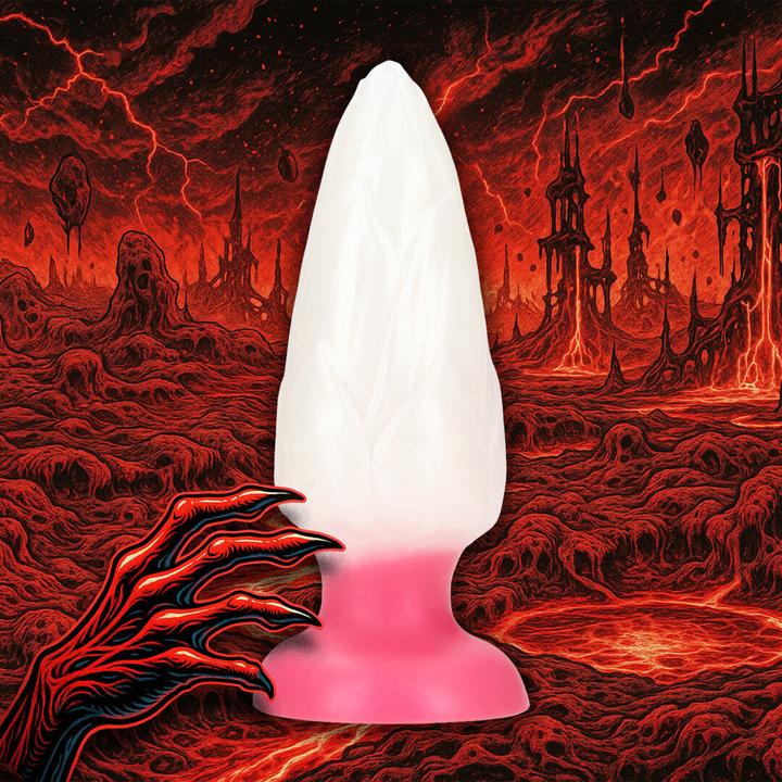 Produktbild Ouch! Chimera - Egg plug - White/Red