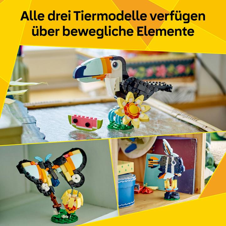 Produktbild LEGO Wilde Tiere: Tropischer Tukan (31173, LEGO Creator Expert)
