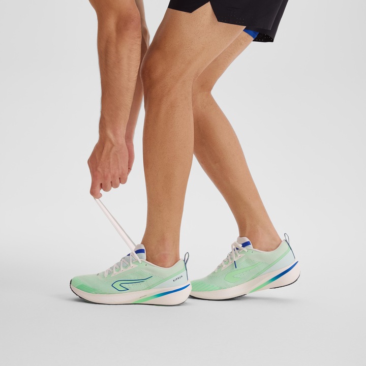 Immagine prodotto Kiprun Laufschuhe Herren - Cushion 500 weiss/grün (40)