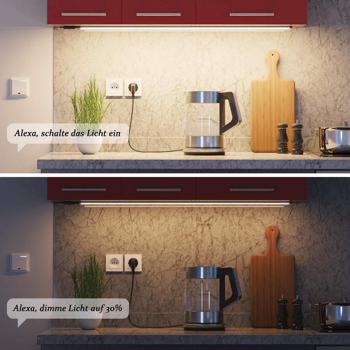 Actual product image Ledscom.de Smarte LED Unterbauleuchte SIRIS, 2er Set (963 lm)