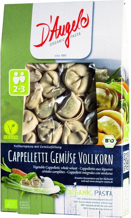 D'Angelo Pasta Cappelletti Gemüse Vollkorn Bio (250 g)