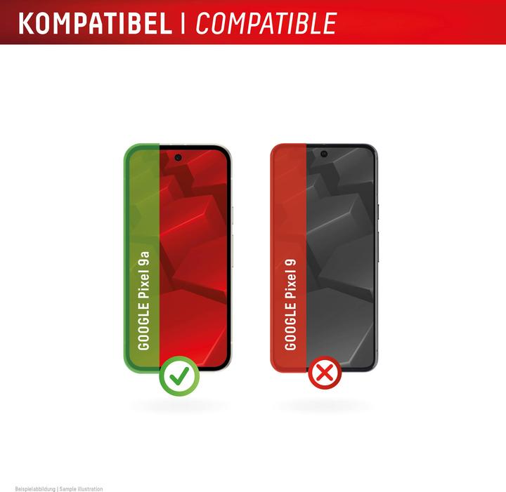 Produktbild Displex Real Glass + Case (1 Stk., Google Pixel 9a)