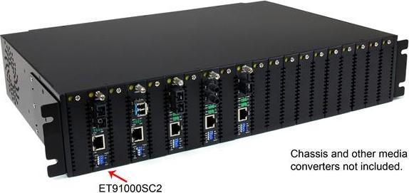 Produktbild StarTech Gigabit Multi Mode Fiber Media Converter