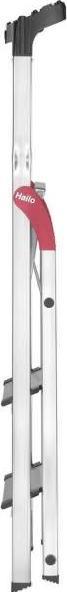 Image du produit Hailo L80 ComfortLine, escabeau de sécurité en aluminium, 3 marches (Échelle deux plans)