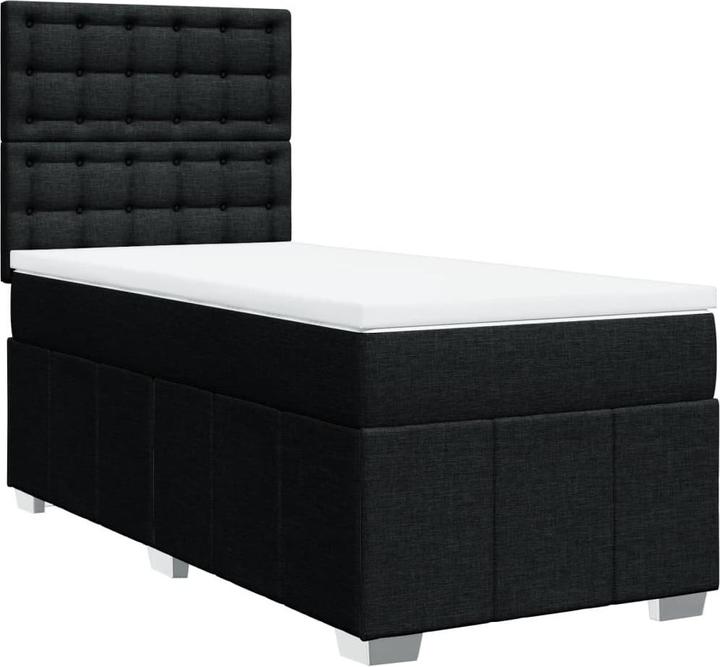 Produktbild vidaXL Bo x springbett mit Matratze 180 x 200 cm Stoff (180 x 200 cm)