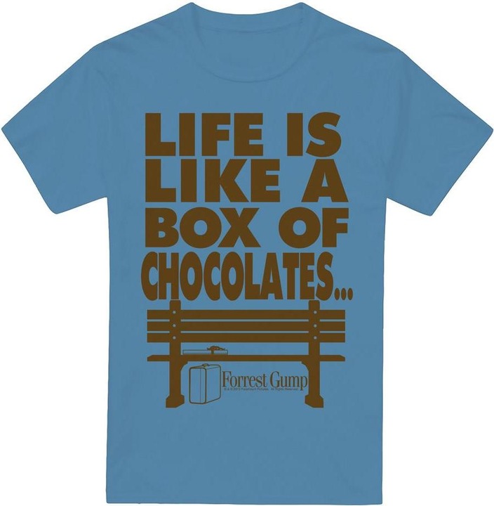 Immagine prodotto Forrest Gump Life Maglietta Uomo (L)