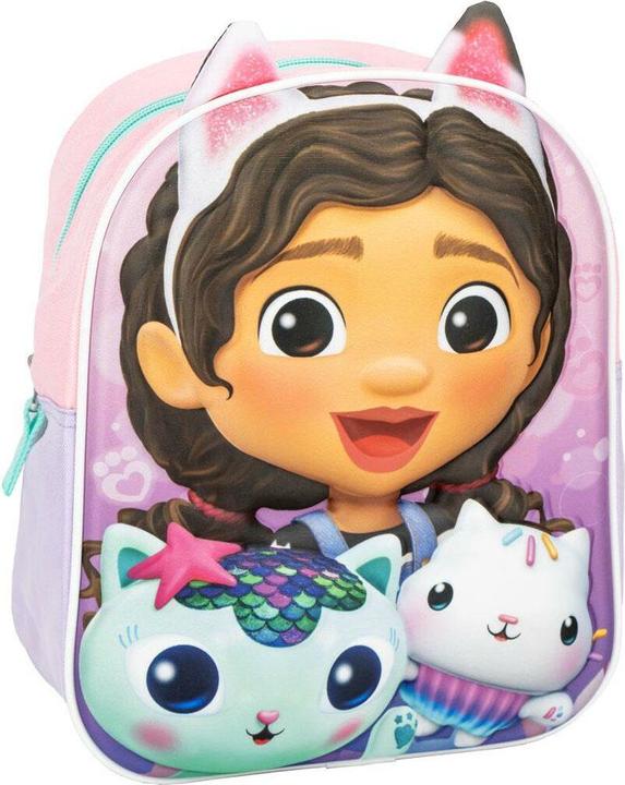 Gabby's Dollhouse Kinderrucksack mit 3D-Applikat