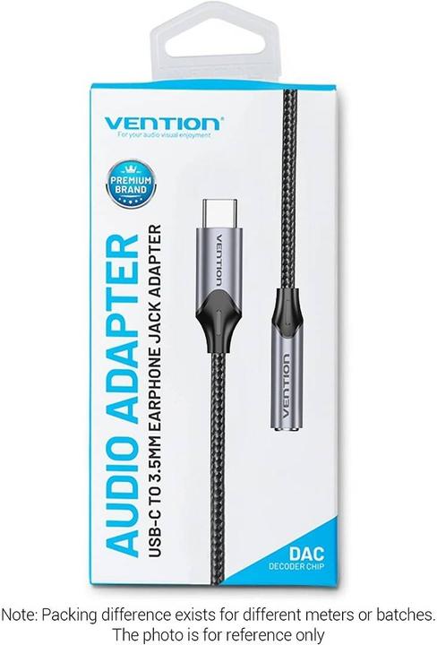 Image du produit Vention USB C — jack 3,5 mm (0.10 m, Câble AUX)