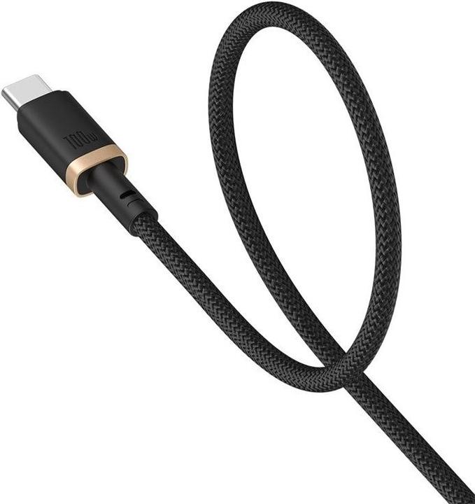 Produktbild Baseus Dura Typ C auf Typ C 100 W Schnellladekabel 1 m Schwarz Gold (1 m, USB 3.2 Gen 1, 100 W)