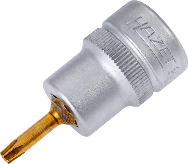 Produktbild HAZET Schraubendreher-Steckschlüsseleinsatz ∙ TORX 8802-T15 ∙ Vierkant10 mm (3/8 Zoll) ∙ Innen TOR…