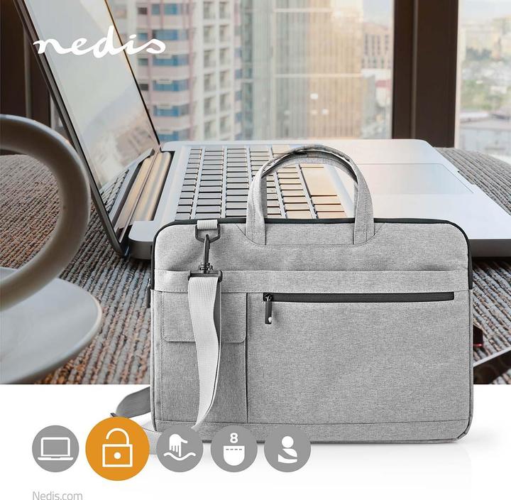 Image du produit Nedis Notebook Bag - Laptop Bag - Briefcase - Shoulder Bag - Wearing Belt - 15-16" - (16", Universel)