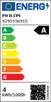 Energie-Label Philips Classic (E27, 4 W, 840 lm, 1 x, A)