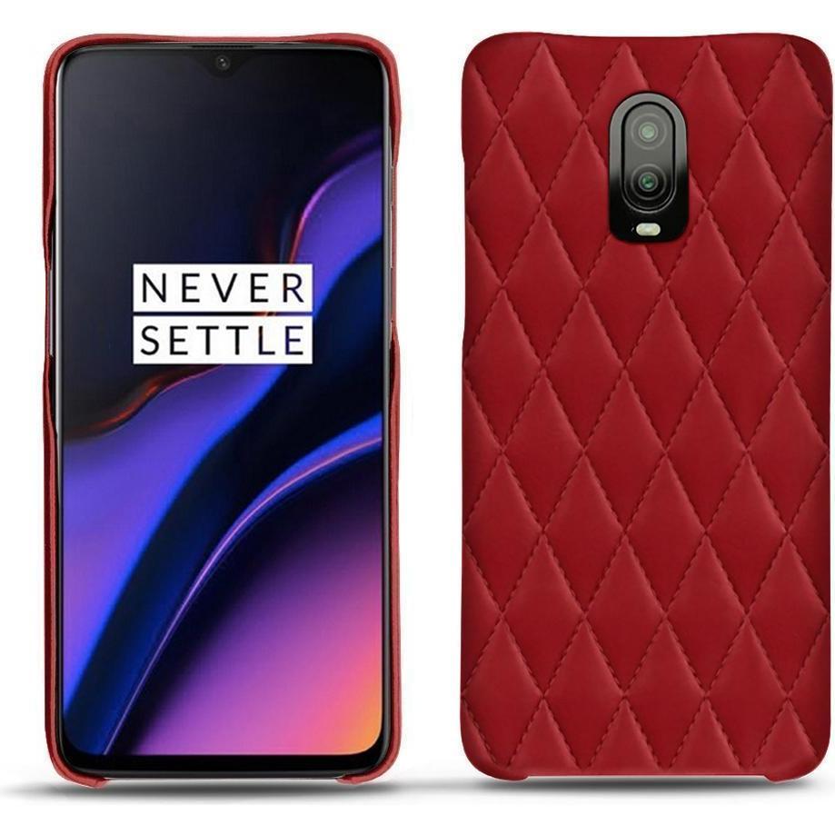 Noreve Lederschutzhülle (OnePlus 6T), Smartphone Hülle, Rot