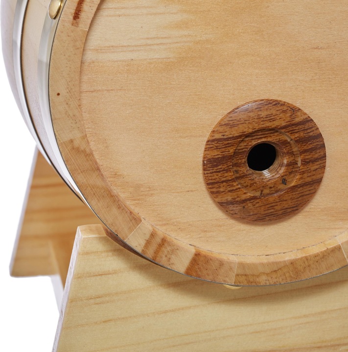 Actual product image Relaxdays Wooden Barrel 1.25L, Tap