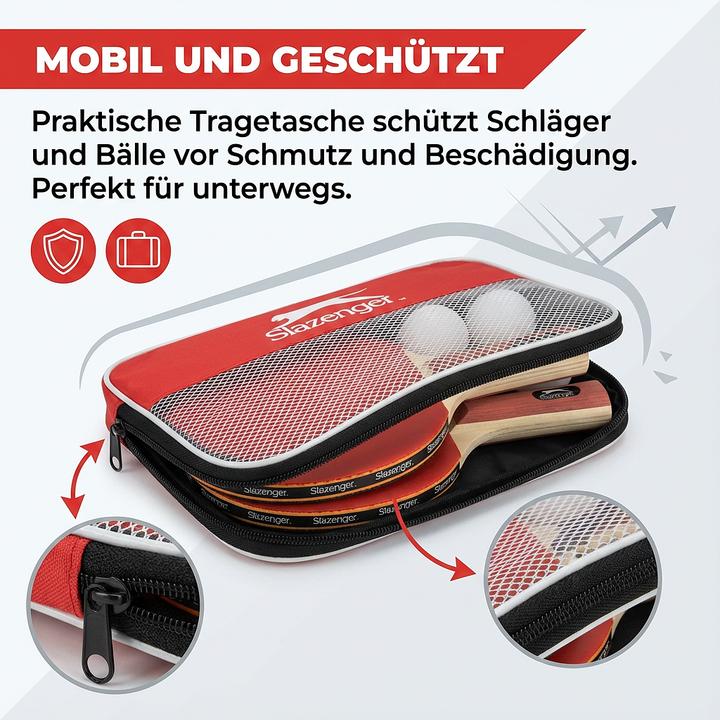 Produktbild Slazenger Tischtennis-Set 6teilig