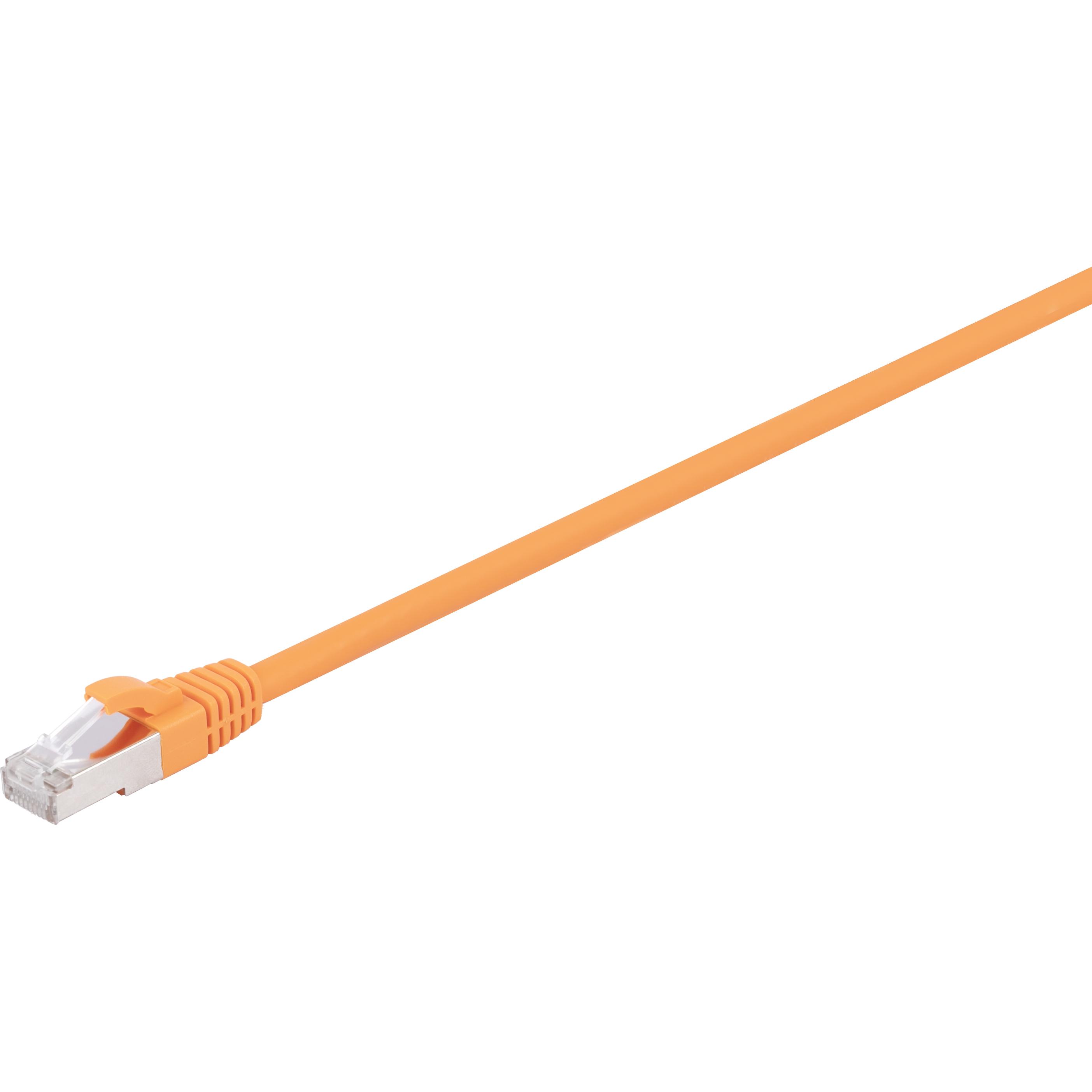 Fuj Tek CAT6A S/FTP Ethernet Cable, 3 m, orange (S/FTP, CAT6a, 3 m), Netzwerkkabel