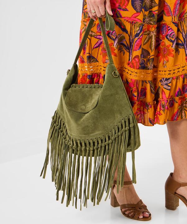 Actual product image Joe Browns Boho Tassel Suede Bag