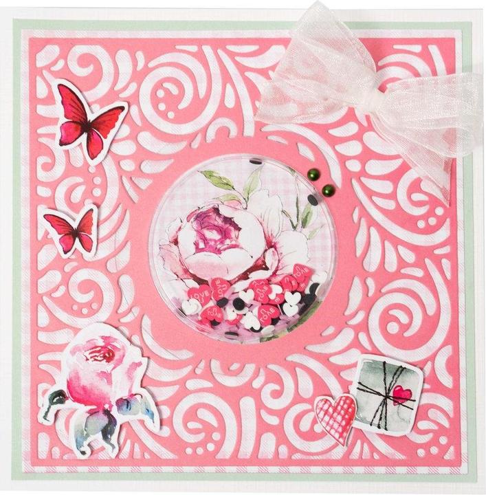 Actual product image art by marlene Paper Pad "Love" 12 Sheets Ultimate Scrap Collection (200 g/m², 12 x)