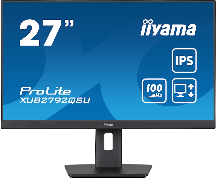Produktbild iiyama XUB2792QSU-B6/27" Business WQHD ETE IPS (2560 x 1440 Pixel, 27")