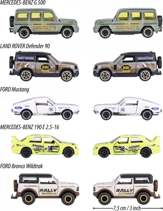 Produktbild Majorette CastHeads Track Racer 5 Pieces Giftpack