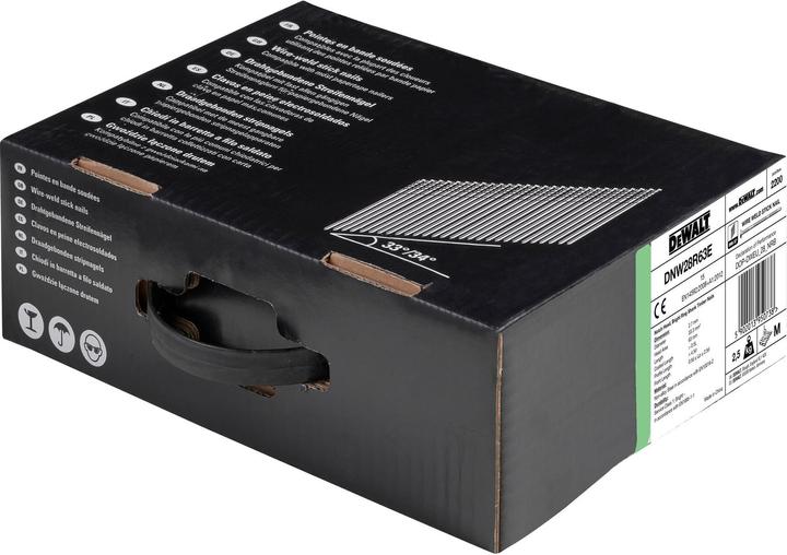 Image du produit DeWalt Clou en bande 34Gr. anneau 63mm 2200pcs