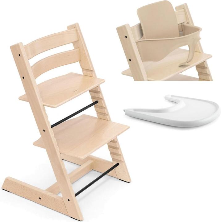 Stokke Tripp Trapp Hochstuhl inkl. Baby Set und Tray (Hochstuhl)