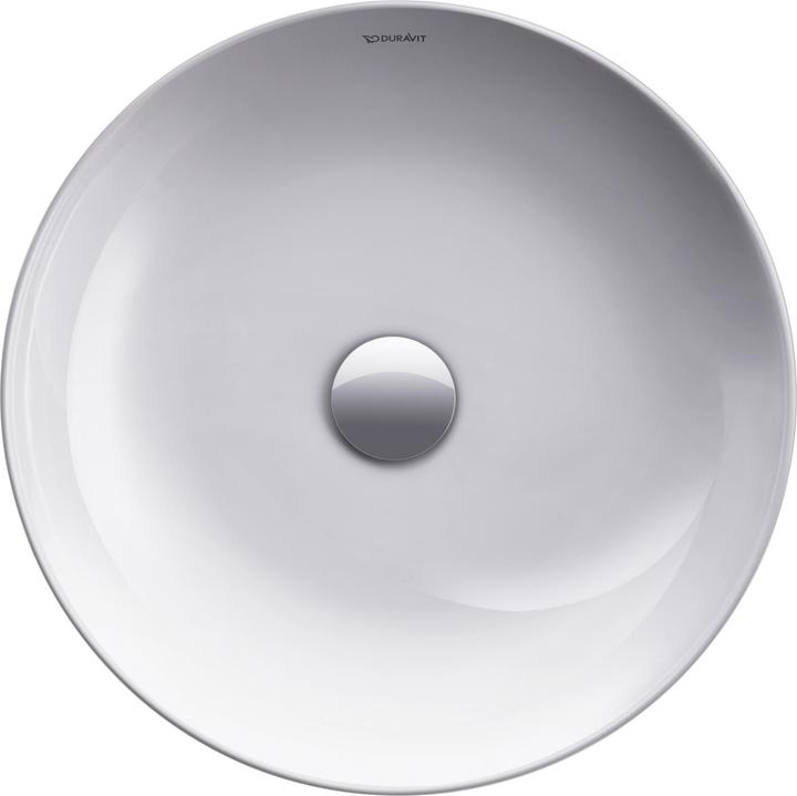 Immagine prodotto Duravit Lavabo da appoggio CAPE COD o ÜL senza foro per rubinetto panca d= 430mm bianco (430 mm, 430 mm)