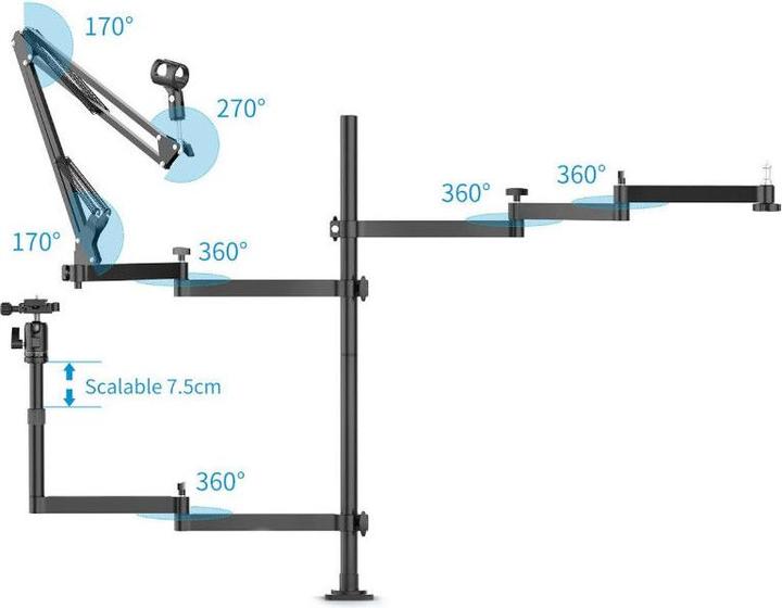 Immagine prodotto Ulanzi Universal live broadcast stand UURig (Vari)