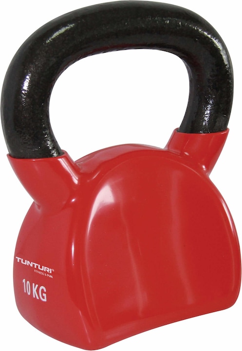 Tunturi Vinyl Gusseisen Kettlebell (1 x 10 kg)